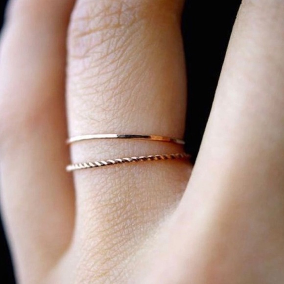 Jewelry - Size 6 (Two sets left) Pair of Stacker Rings